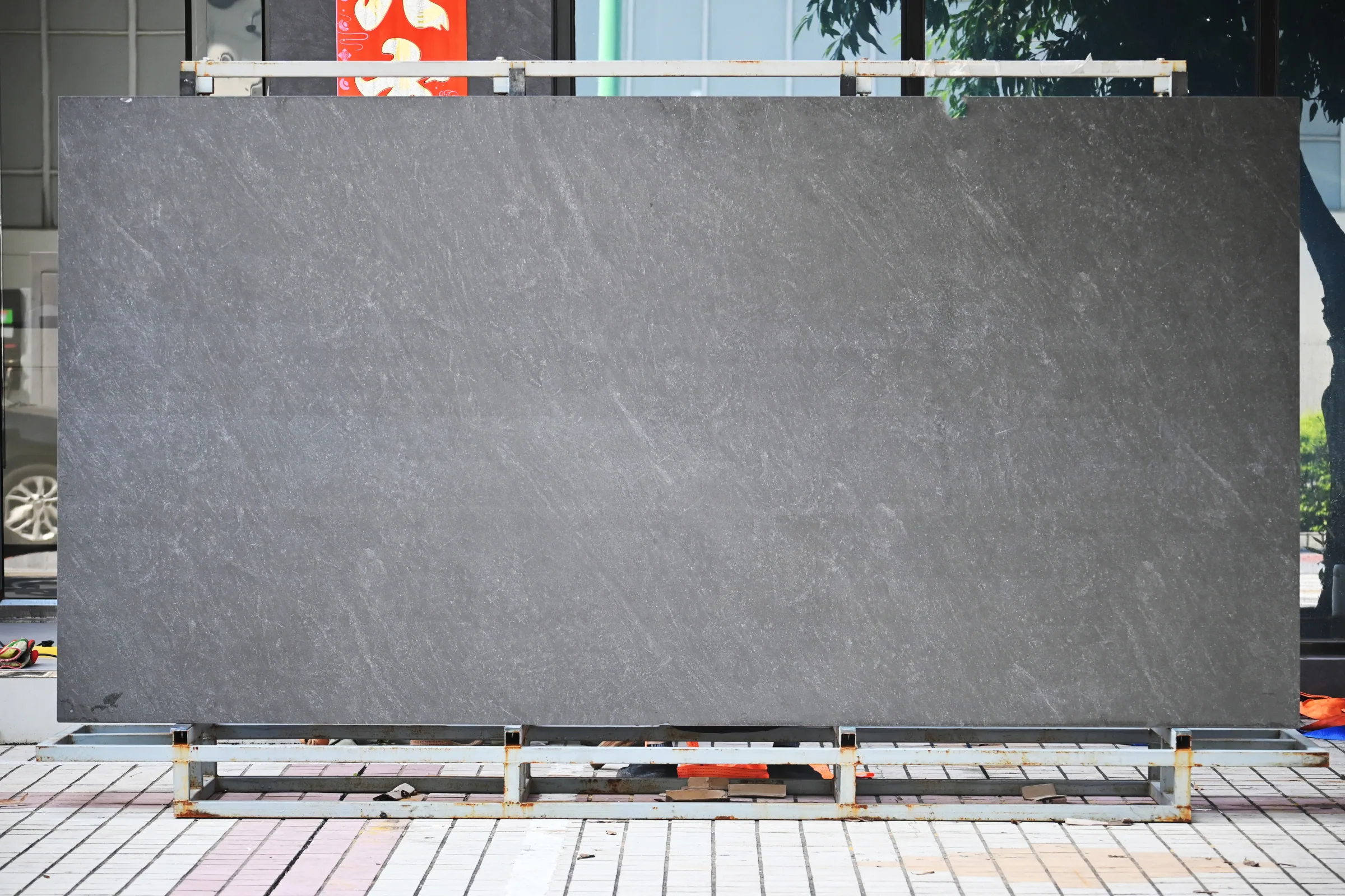 Black Granite – Metal – Surface detail